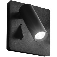 Ideal Lux - LED Nástěnné bodové svítidlo LITE LED/3W/230V černá
