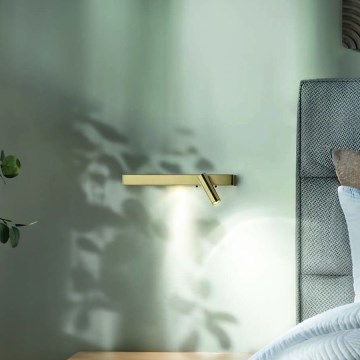 Ideal Lux - LED Nástěnné svítidlo BONNE 2xLED/6,5W/230V CRI 90 zlatá