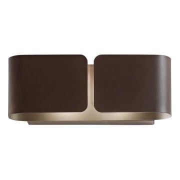 Ideal Lux - LED Nástěnné svítidlo CLIP 2xG9/3W/230V hnědá