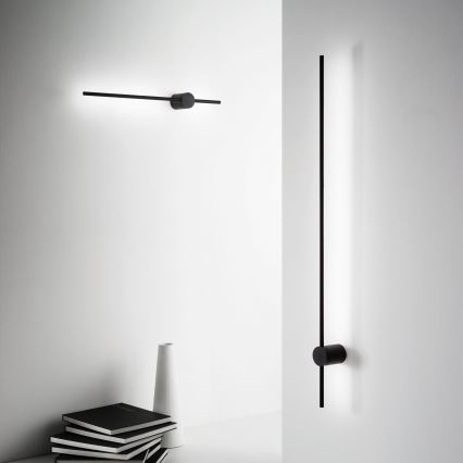 Ideal Lux - LED Nástěnné svítidlo ESSENCE LED/19W/230V 4000K 124 cm CRI 90 černá