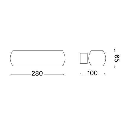Ideal Lux - LED Nástěnné svítidlo MORIS 2xG9/3W/230V bílá