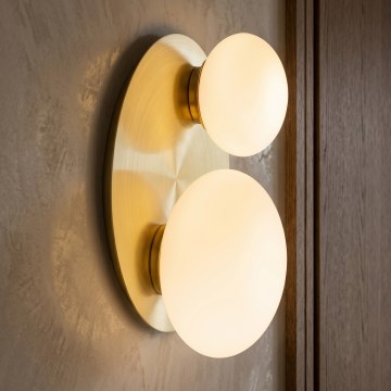 Ideal Lux - LED Nástěnné svítidlo NINFEA 2xG9/3W/230V zlatá