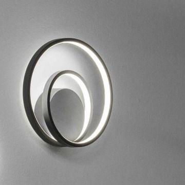 Ideal Lux - LED Nástěnné svítidlo OZ LED/26W/230V CRI 90 černá