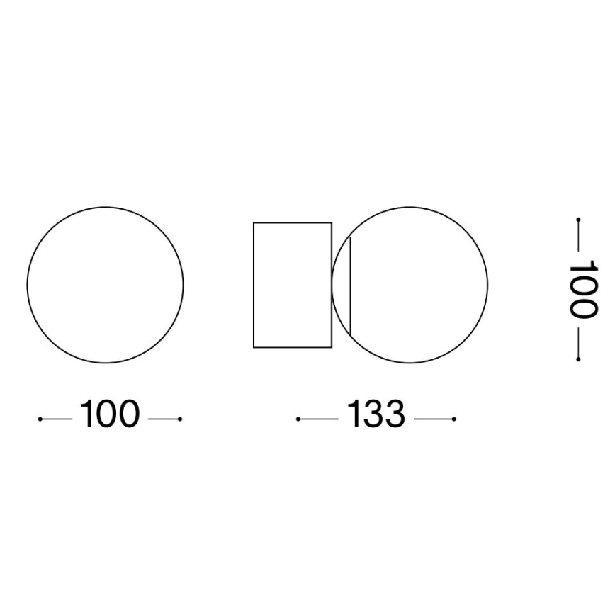 Ideal Lux - LED Nástěnné svítidlo PERLAGE 1xG9/3W/230V černá/kouřová