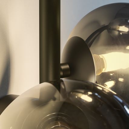 Ideal Lux - LED Nástěnné svítidlo PERLAGE 3xG9/3W/230V černá/kouřová černá