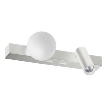 Ideal Lux - LED Nástěnné svítidlo PING PONG 2xLED/3W/230V CRI 90 matný chrom