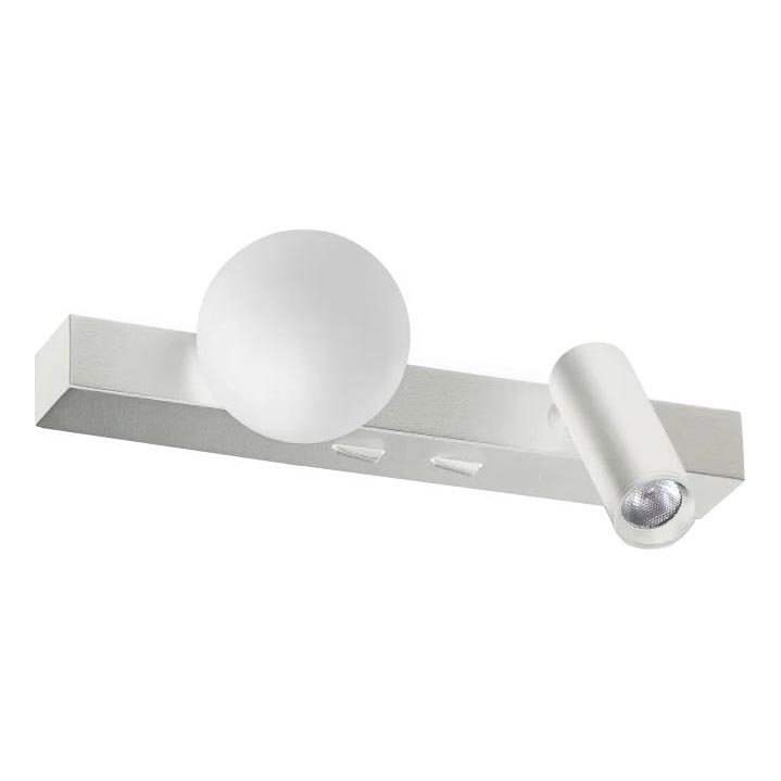 Ideal Lux - LED Nástěnné svítidlo PING PONG 2xLED/3W/230V CRI 90 matný chrom