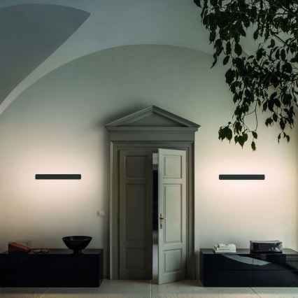 Ideal Lux - LED Nástěnné svítidlo ZIG ZAG LED/30W/230V 75 cm CRI 90 černá
