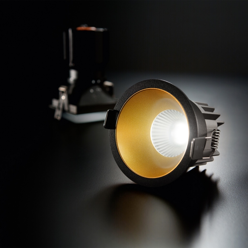 Ideal Lux - LED Podhledové svítidlo GAME TRIM LED/11W/230V 3000K CRI 90 pr. 8,5 cm IP40 zlatá/černá