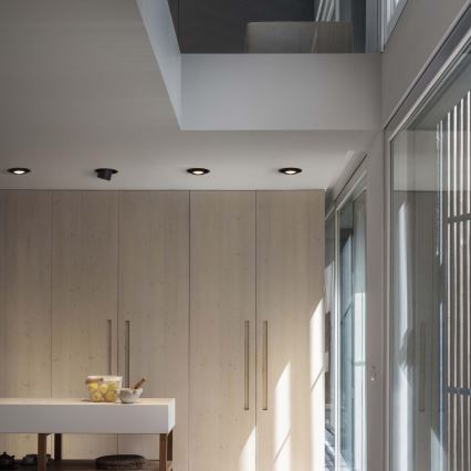 Ideal Lux - LED Podhledové bodové svítidlo NOVA LED/12W/230V 4000K CRI 90 pr. 10 cm černá