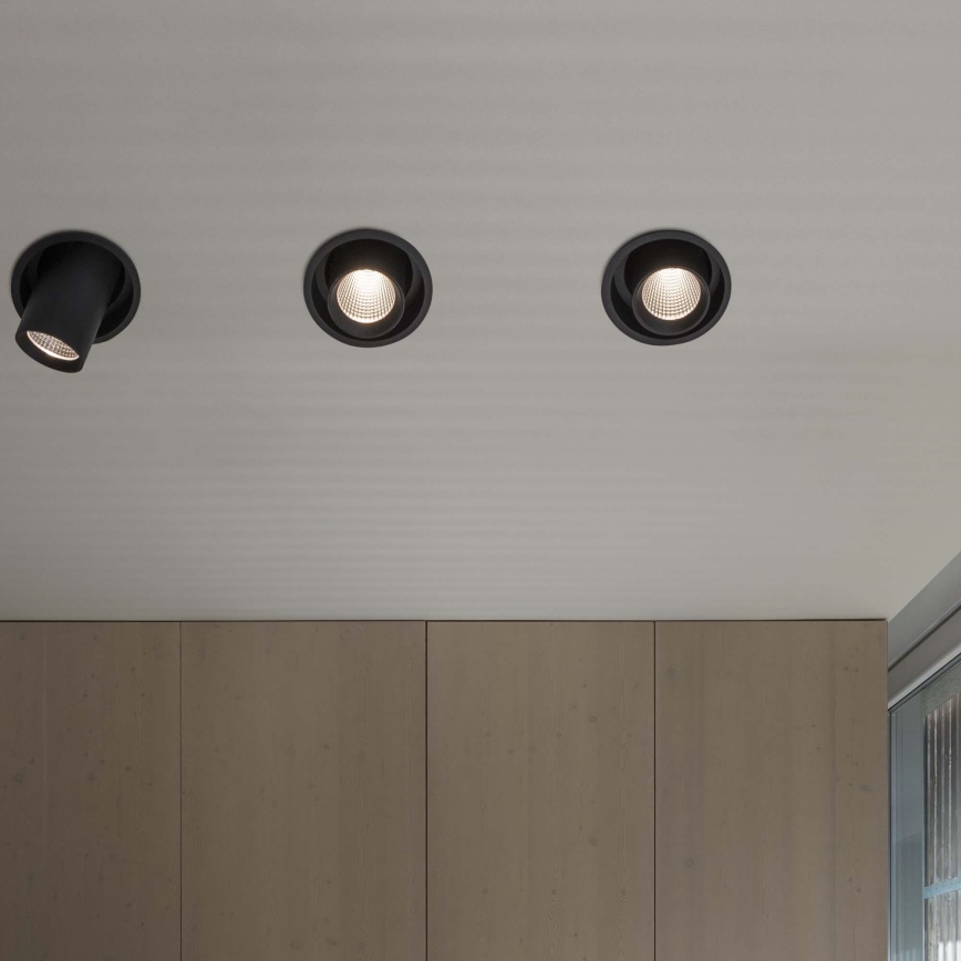 Ideal Lux - LED Podhledové bodové svítidlo NOVA LED/12W/230V 4000K CRI 90 pr. 10 cm černá