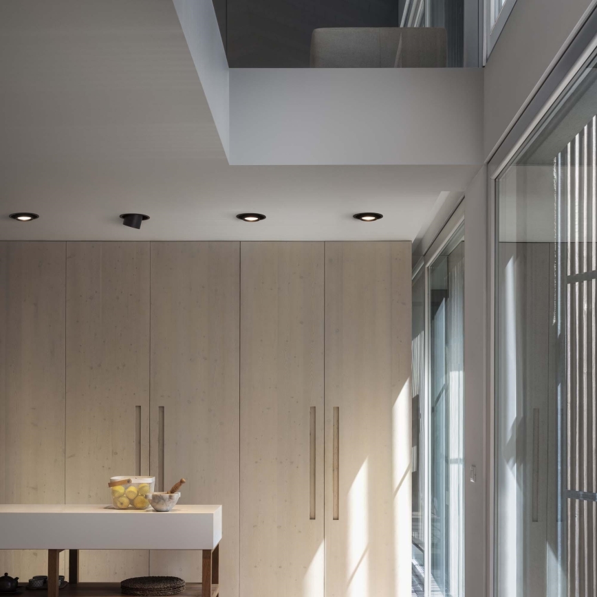 Ideal Lux - LED Podhledové bodové svítidlo NOVA LED/12W/230V 3000K CRI 90 pr. 10 cm černá