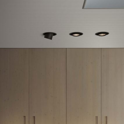 Ideal Lux - LED Podhledové bodové svítidlo NOVA LED/12W/230V 3000K CRI 90 pr. 10 cm černá