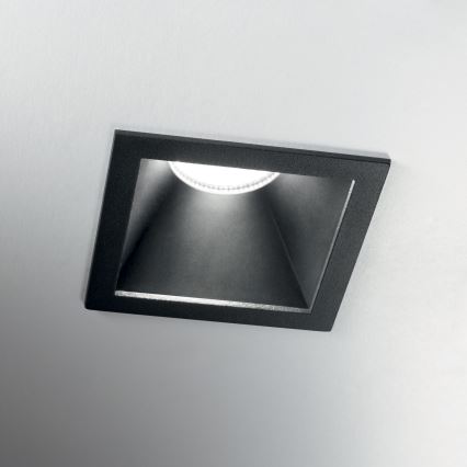 Ideal Lux - LED Podhledové svítidlo GAME TRIM LED/11W/230V 3000K CRI 90 8,4x8,4 cm IP40 černá