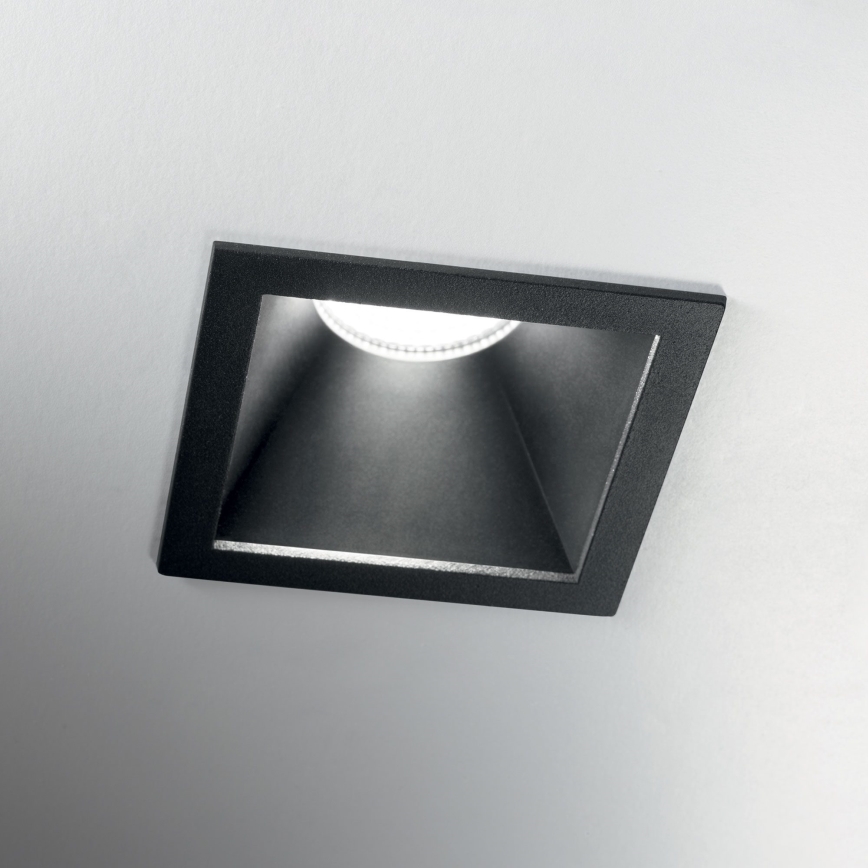 Ideal Lux - LED Podhledové svítidlo GAME TRIM LED/11W/230V 3000K CRI 90 8,4x8,4 cm IP40 černá