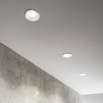 Ideal Lux - LED Podhledové svítidlo GAME TRIM LED/11W/230V 4000K CRI 90 pr. 8,5 cm IP40 bílá