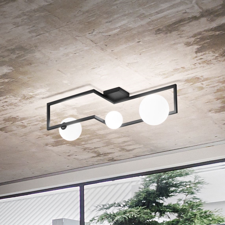 Ideal Lux - LED Přisazený lustr ANGOLO 3xG9/3W/230V černá