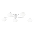 Ideal Lux - LED Přisazený lustr HERMES 5xG9/3W/230V pr. 90 cm bílá