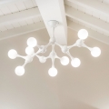 Ideal Lux - LED Přisazený lustr NODINO 9xG9/3W/230V bílá