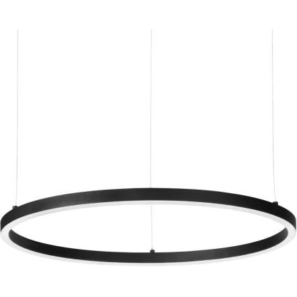 Ideal Lux - LED Stmívatelný lustr na lanku ORACLE SLIM LED/42W/230V 4000K pr. 90 cm CRI 90 černá