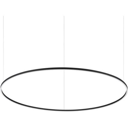 Ideal Lux - LED Stmívatelný lustr na lanku ORACLE SLIM LED/83W/230V 4000K pr. 150 cm CRI 90 černá