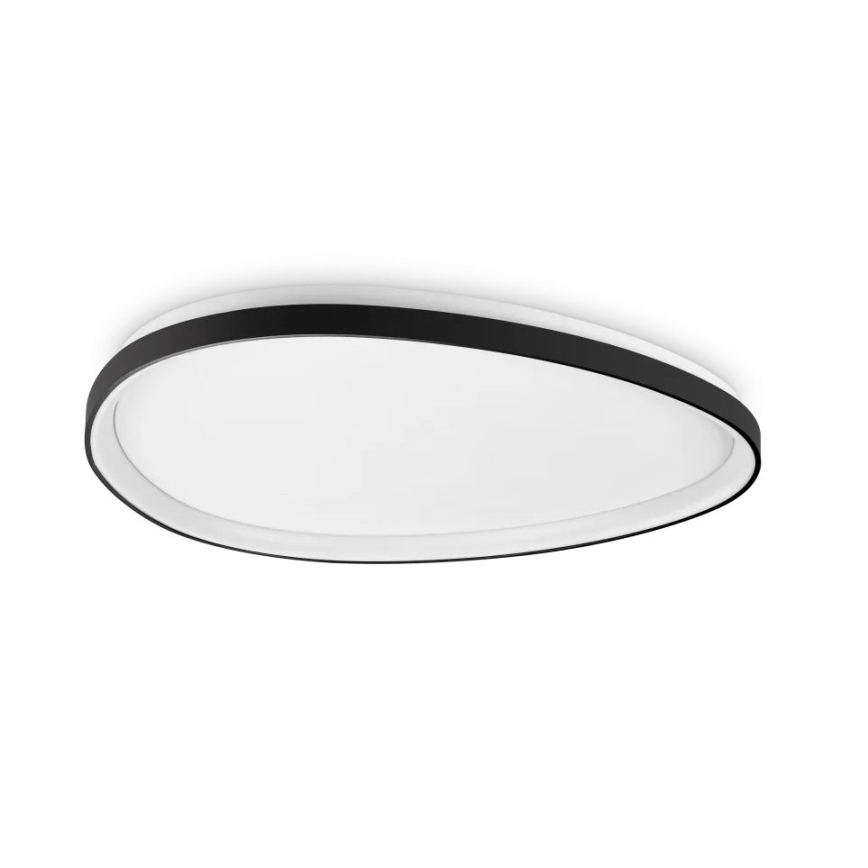 Ideal Lux - LED Stmívatelné stropní svítidlo GEMINI LED/42W/230V pr. 81 cm CRI 90 černá