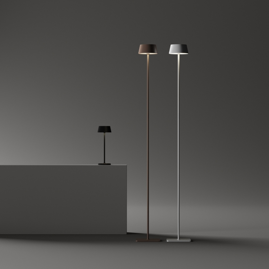 Ideal Lux - LED Stmívatelná dotyková venkovní lampa PURE LED/1,5W/3,7V 2200 mAh CRI 90 IP54 černá