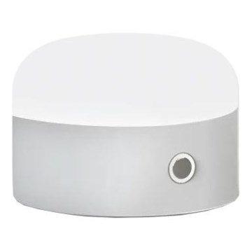 Ideal Lux - LED Stmívatelná dotyková stolní lampa MIGNON LED/5W/5V 1500 mAh pr. 10 cm CRI 90 bílá