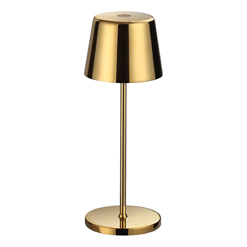 Ideal Lux - LED Stmívatelná dotyková venkovní stolní lampa CUTE LED/2,5W/3,7V USB 2200-2700K 3000 mAh IP65 zlatá