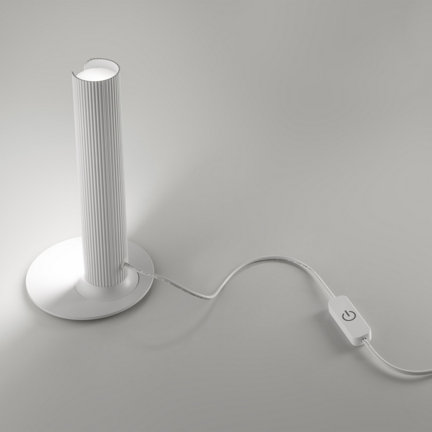 Ideal Lux - LED Stmívatelná stolní lampa DORICA LED/8W/230V CRI 90 bílá