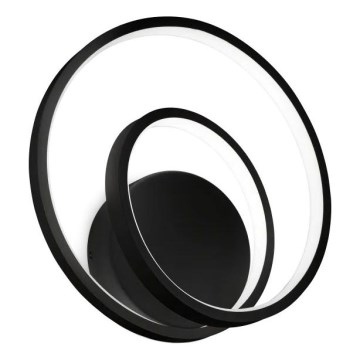 Ideal Lux - LED Stmívatelné nástěnné svítidlo OZ LED/28W/230V CRI 90 černá