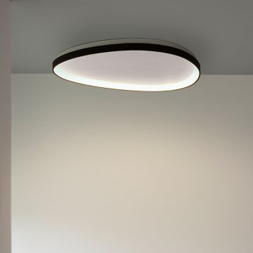 Ideal Lux - LED Stmívatelné stropní svítidlo GEMINI LED/28W/230V pr. 61 cm CRI 90 černá