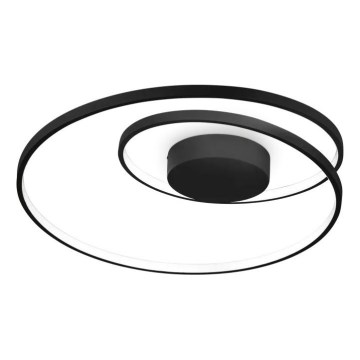 Ideal Lux - LED Stmívatelné stropní svítidlo OZ LED/48W/230V pr. 60 cm CRI 90 černá