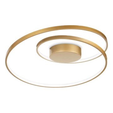 Ideal Lux - LED Stmívatelné stropní svítidlo OZ LED/48W/230V pr. 60 cm CRI 90 zlatá