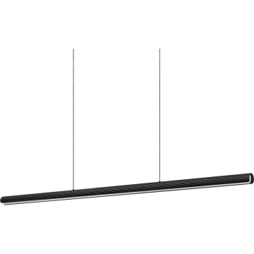 Ideal Lux - LED Stmívatelný lustr na lanku DORICA LED/35W/230V CRI 90 140 cm černá