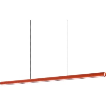 Ideal Lux - LED Stmívatelný lustr na lanku DORICA LED/35W/230V CRI 90 140 cm oranžová