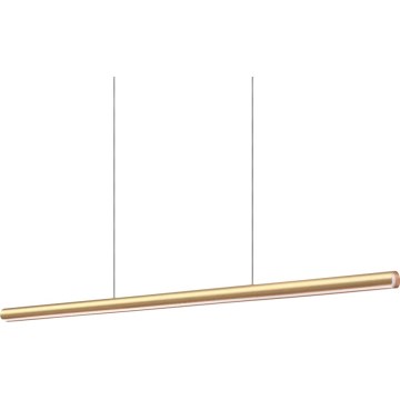 Ideal Lux - LED Stmívatelný lustr na lanku DORICA LED/35W/230V CRI 90 140 cm zlatá