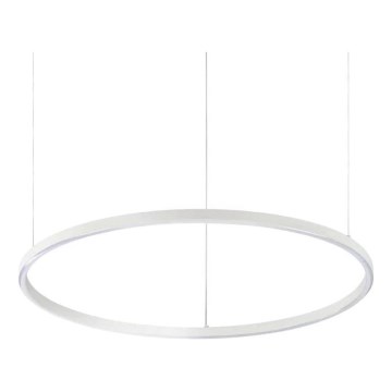 Ideal Lux - LED Stmívatelný lustr na lanku ORACLE SLIM LED/39W/230V 3000K pr. 70 cm bílá