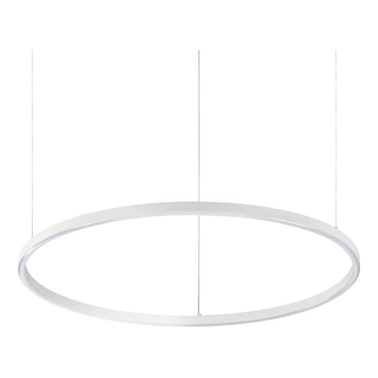 Ideal Lux - LED Stmívatelný lustr na lanku ORACLE SLIM LED/39W/230V 3000K pr. 70 cm bílá