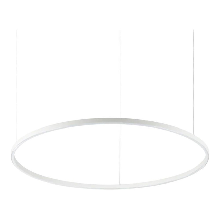 Ideal Lux - LED Stmívatelný lustr na lanku ORACLE SLIM LED/42W/230V 4000K pr. 90 cm CRI 90 bílá