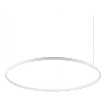 Ideal Lux - LED Stmívatelný lustr na lanku ORACLE SLIM LED/43W/230V 3000K pr. 90 cm bílá