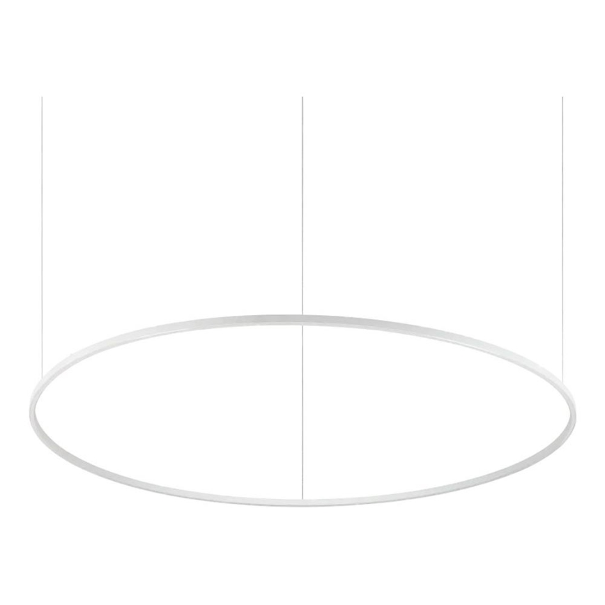 Ideal Lux - LED Stmívatelný lustr na lanku ORACLE SLIM LED/83W/230V 4000K pr. 150 cm CRI 90 bílá