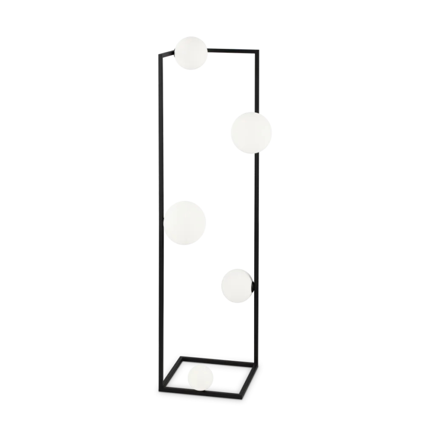 Ideal Lux - LED Stojací lampa ANGOLO 5xG9/3W/230V černá