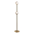 Ideal Lux - LED Stojací lampa BLOOM 2xLED/5,5W/230V CRI 90 zlatá/kouřová béžová