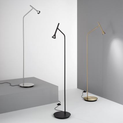 Ideal Lux - LED Stojací lampa DIESIS LED/4,5W/230V CRI 95 matný chrom