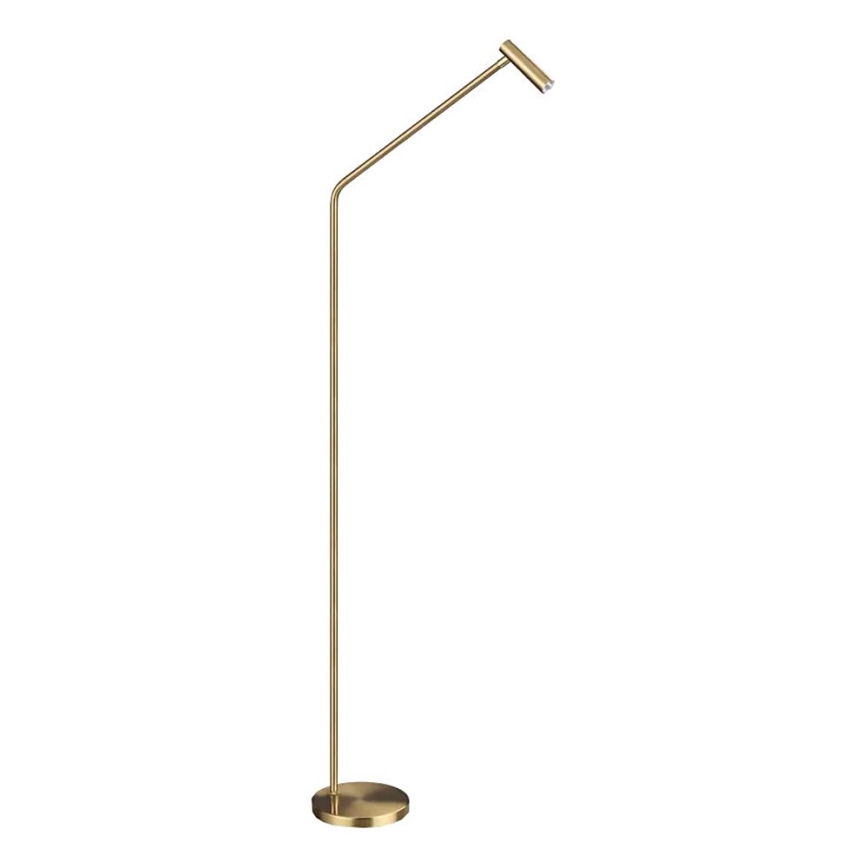 Ideal Lux - LED Stojací lampa EASY LED/3,5W/230V CRI 90 mosaz