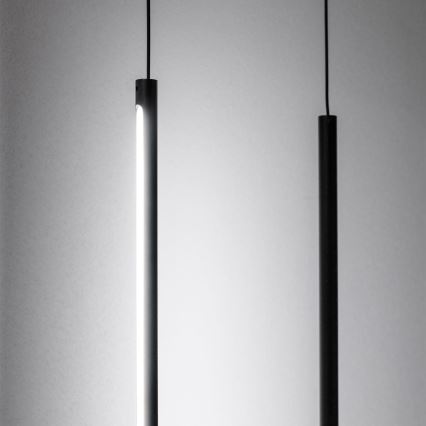 Ideal Lux - LED Stojací lampa FILO LED/14W/230V 2700K CRI 90 černá