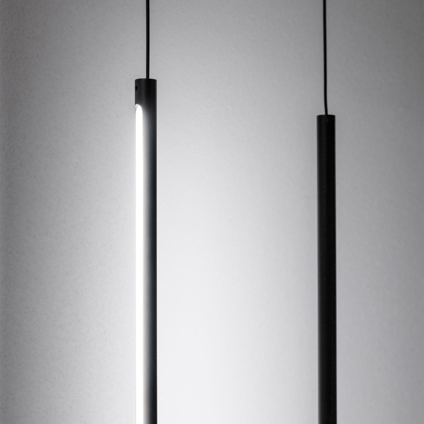 Ideal Lux - LED Stojací lampa FILO LED/14W/230V 2700K CRI 90 černá