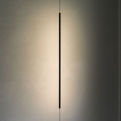 Ideal Lux - LED Stojací lampa FILO LED/14W/230V 2700K CRI 90 černá