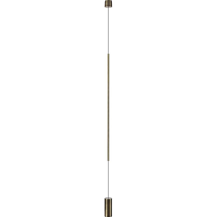 Ideal Lux - LED Stojací lampa FILO LED/14W/230V 2700K CRI 90 mosaz